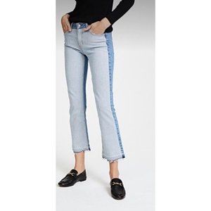 Derek Lam 10 Crosby Gia Cropped Flare Jeans 24